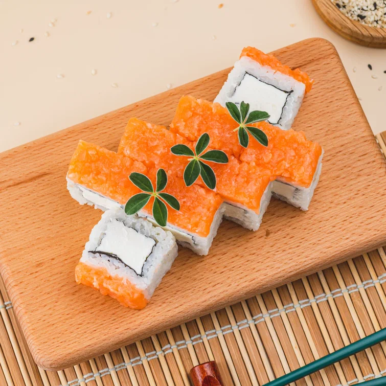 Фото Филадельфия с рубленным лососем